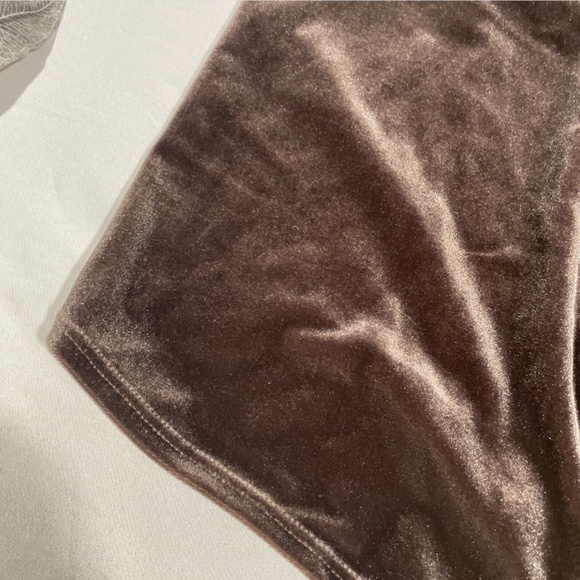 NWT Commando [ L/XL Large/XL ] Velvet High Waist Briefs in‎ Greige Brown - Picture 10 of 10